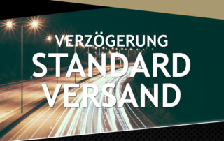 Servotec News Verzögerung Standardversand